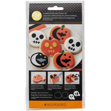 Wilton Halloween Cookie Cutter and Stencil Pumpkin Circle
