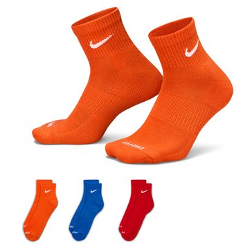 Nike Men's Everyday Plus Cushion Quarter Socks 3-Pack