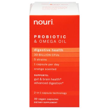 Nouri Digestive Health Probiotic Vitamin, 30-Servings