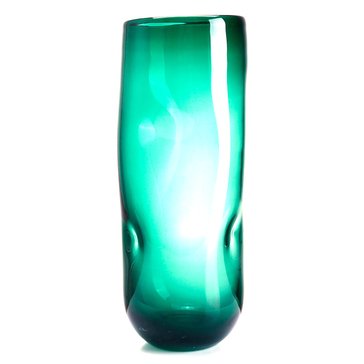 Diamond Star Sculpted Glass Vase