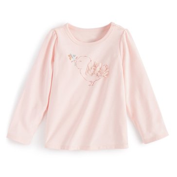 Wanderling Baby Girls' Birdie Friends Tee