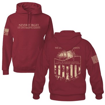 Til Valhalla Project Men's We Live Among Giants Hoodie