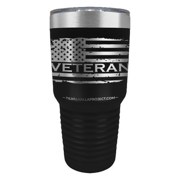 Til Valhalla Project Etched Veteran 30oz Tumbler