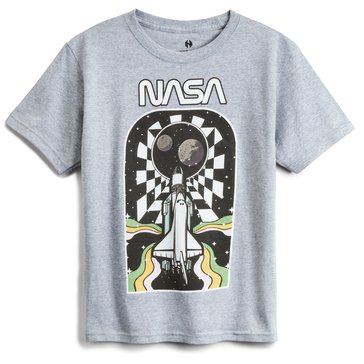 C-Life Big Boys' Nasa Groovy Rocket Tee