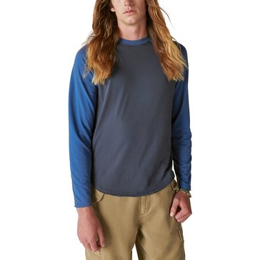 Lucky Brand Men's Men's Long Sleeve Venice Burnout Color Block