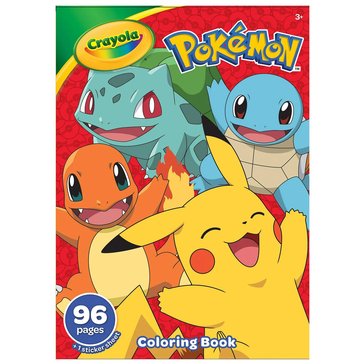 Crayola Pokemon Coloring Book, 96pg