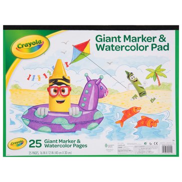 Crayola Giant Marker with Watercolor Pad