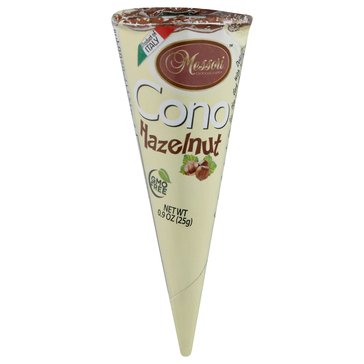 Messori Cono Hazelnut Cream Filled Hanging Cones, 12-count