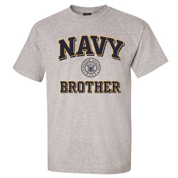 Navy Pride Adult Navy Brother Tee