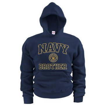 Navy Pride Navy Brother Youth Fleece Hoodie