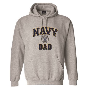 Navy Pride Mens Navy Dad Fleece Hoodie