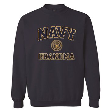 Navy Pride Women's Navy Grandma Fleece Crew
