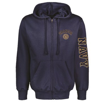 Navy Pride Adult Navy Grandpa Fleece Zipper