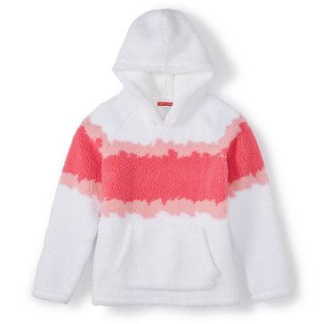 Liberty & Valor Toddler Girls' Stripe Sherpa Hoodie