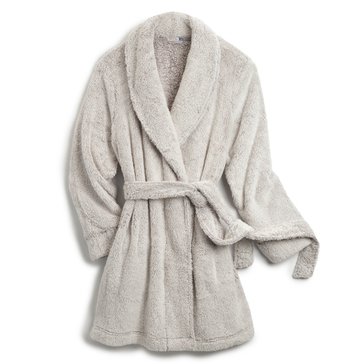 Yarn & Sea Women's Double Sided Hairy Plush Robe