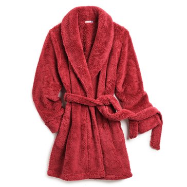 Yarn & Sea Women's Double Sided Hairy Plush Robe