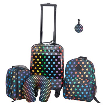 Travelers Club 5-Piece Kids Luggage Set