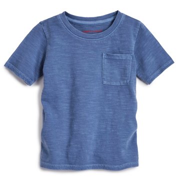 Liberty & Valor Toddler Boys Short Sleeve Washed Slub Pocket Tee