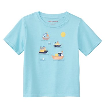 Liberty & Valor Little Boys Short Sleeve Graphic Tee