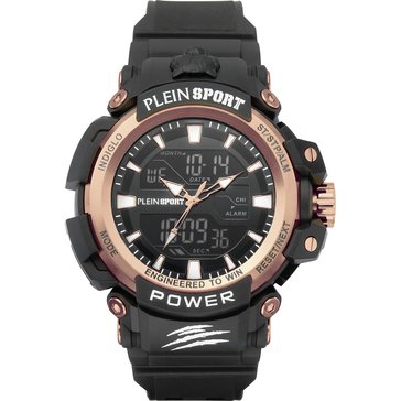 Plein Sport Men's Combat Digital Silicone Watch
