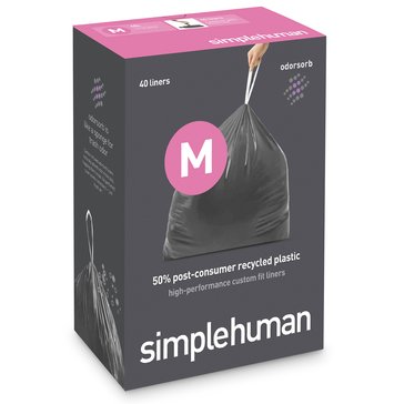  simplehuman Code M Custom Fit Liners, Tall Kitchen