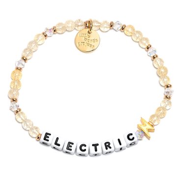 Little Words Project Lucky Symbols Electric Beaded Stretch Bracelet