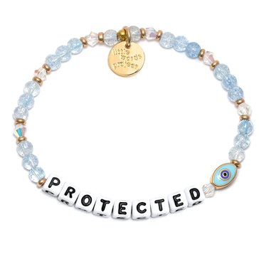 Little Words Project Lucky Symbols Protected Beaded Stretch Bracelet