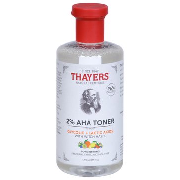 Thayers 2 Percent AHA Toner Glycolic And Lactic Acids