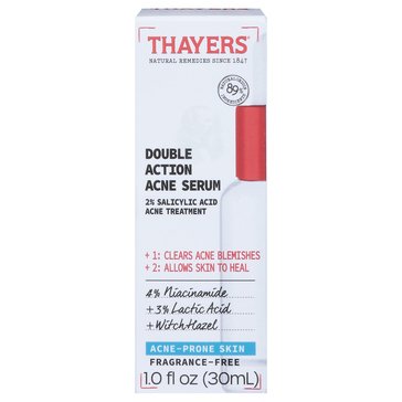 Thayers Double Action Acne Serum