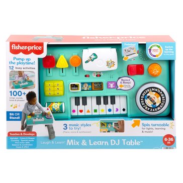 Fisher-Price Laugh And Learn Mix And Learn DJ Table Playset