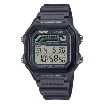 Casio Men's 10YR CD Timer Digital Resin Watch