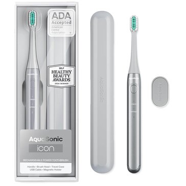 AquaSonic Icon Series Rechargeable Electric Toothbrush with Travel Case_D