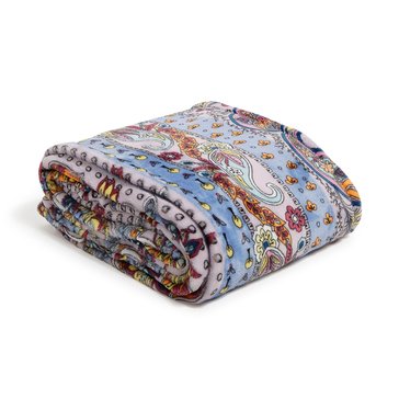 Vera Bradley Provence Paisley Plush Throw Blanket