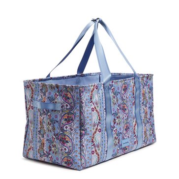 Vera Bradley Provence Paisley Stripes ReActive Large Car Tote