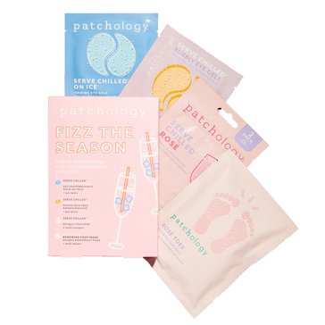 Patchology Fizz The Season Head to Toe Eye Gel and Sheet Mask Holiday Kit