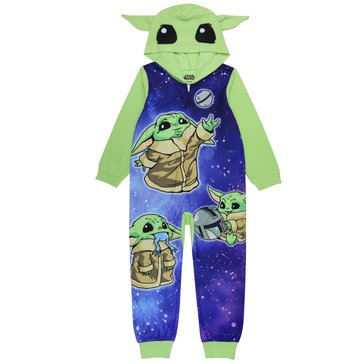 Disney Little Boys' Grogru One Piece Pajamas