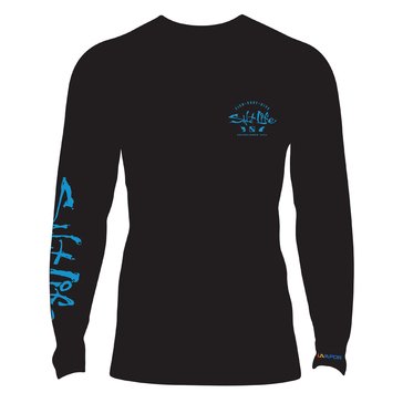 Salt Life Men's Performance Watermans Trifecta Long Sleeve Hit Tee