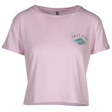 Salt Life Women's Ride The Tide Cropped Tee