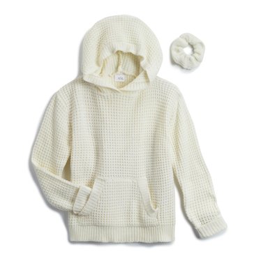 Wallflower Big Girls' Chenille Sweater