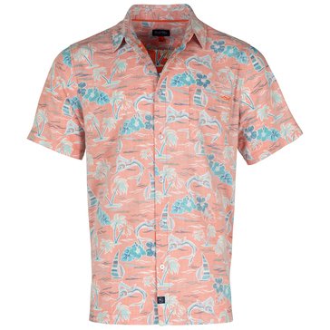 Salt Life Men's Ocean Drift Print Short Sleeve Shirt