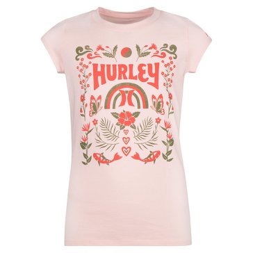 Hurley Big Girls Natural World Graphic Tee