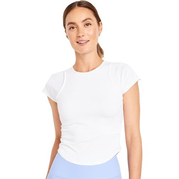 Old Navy Women's Short Sleeve Flowform Cutout Crop Top