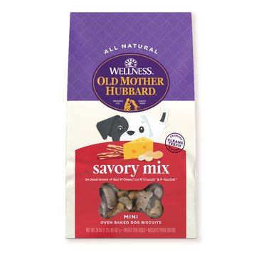 Old Mother Hubbard Classic Savory Mix Natural Mini Oven Baked Biscuits Dog Treats