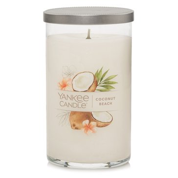 Yankee Candle Coconut Beach Signature Medium Pillar