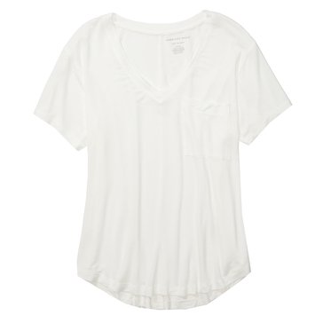 AE Women's Soft And Sexy V-Neck Tee