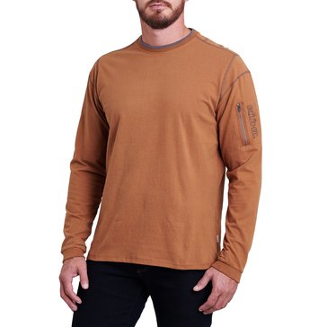 Kuhl Men's Kommando Long Sleeve Zip Pocket Crew Shirt