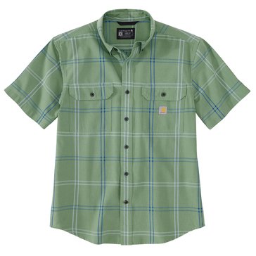 Carhartt Men's Loose Fit Midweight Plaid Short Sleeve Shirt