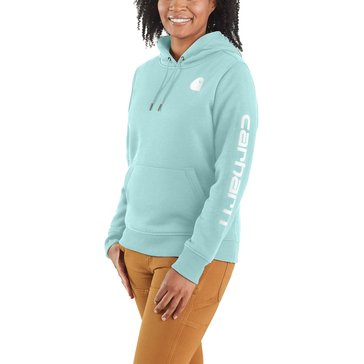 Carhartt Women's Relaxed Fit Midweight Graphic Pullover Fleece Hoodie