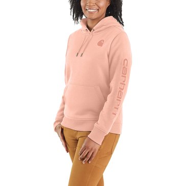 Carhartt Women's Relaxed Fit Midweight Graphic Pullover Fleece Hoodie