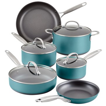 Anolon Achieve Hard Anodized Nonstick 10-Piece Cookware Set